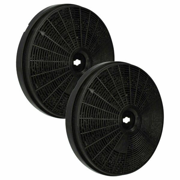 2x Filtro de Carvão Ativado Substituição Gorenje 127024 para Bauknecht - 20 cm