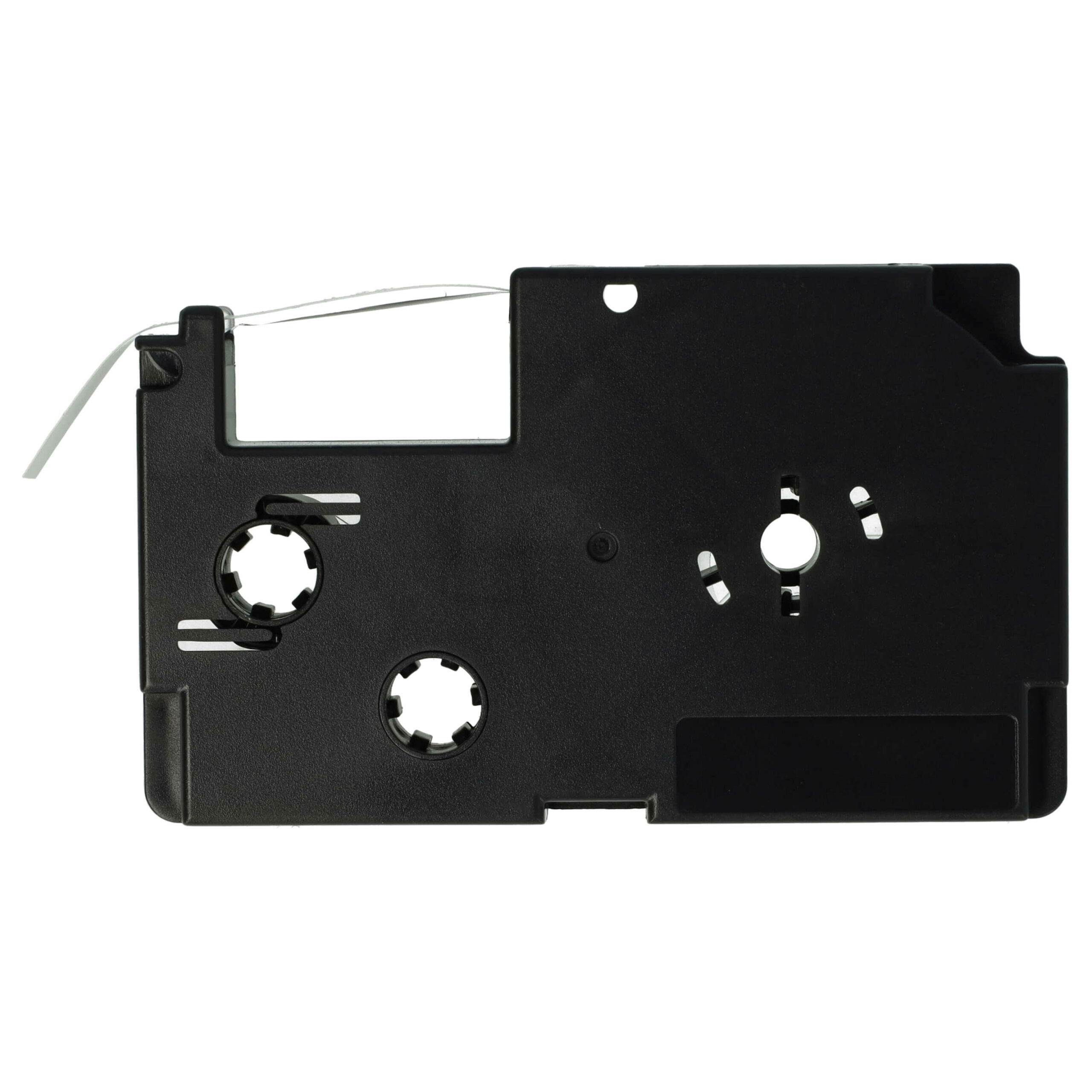 Pack de 10 Fitas de Etiquetas vhbw para Casio XR-6WE1, XR-6WE - 6 mm Preto sobre Branco - Image 2