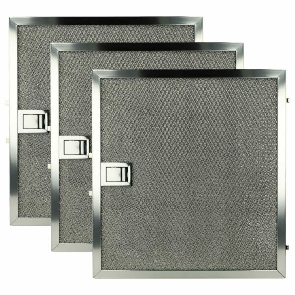 3x Filtro de Gordura Metal de Longa Duração vhbw compatível com Miele 8270440