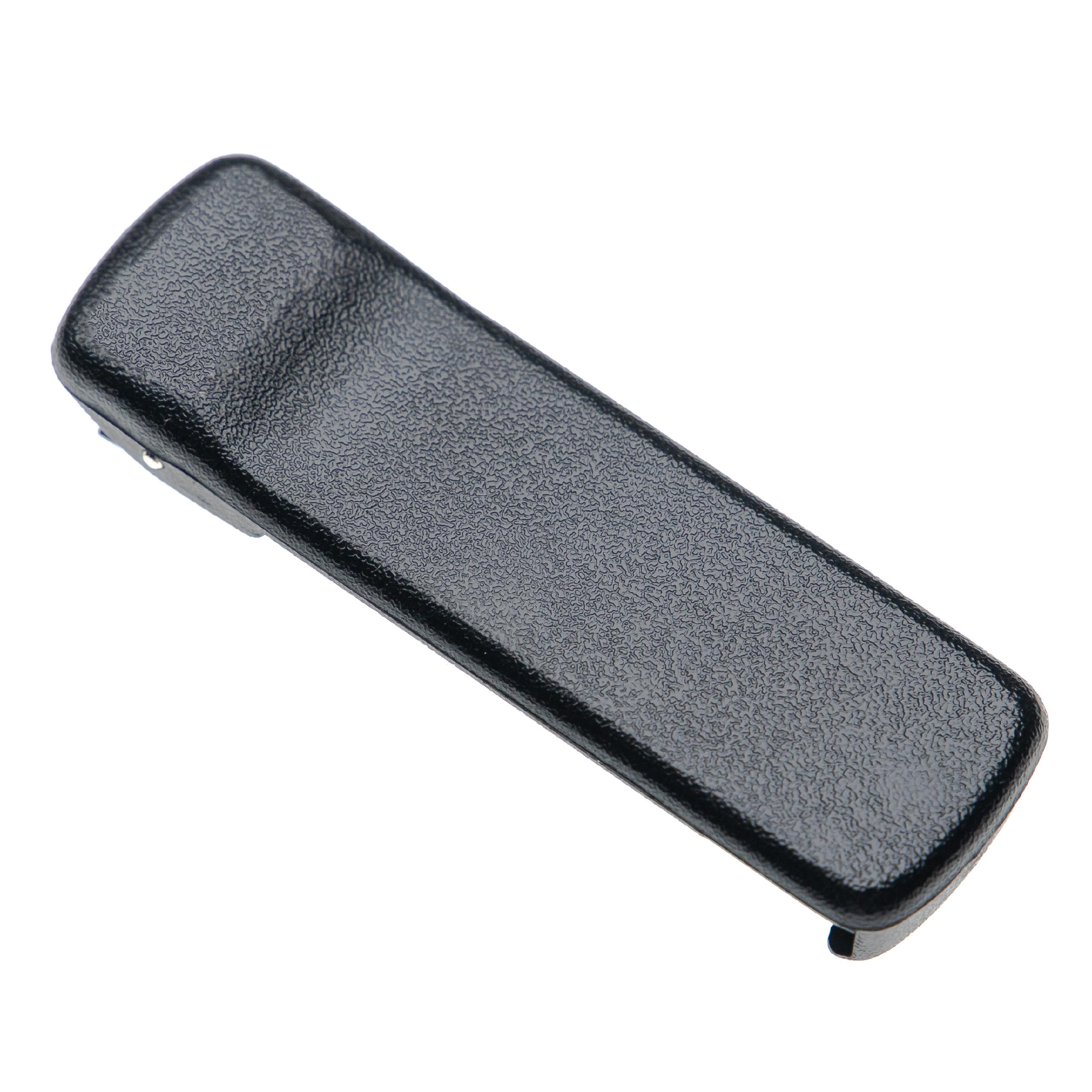 Mola de cinto vhbw para rádio Motorola HLN8255 - Plástico, Preto