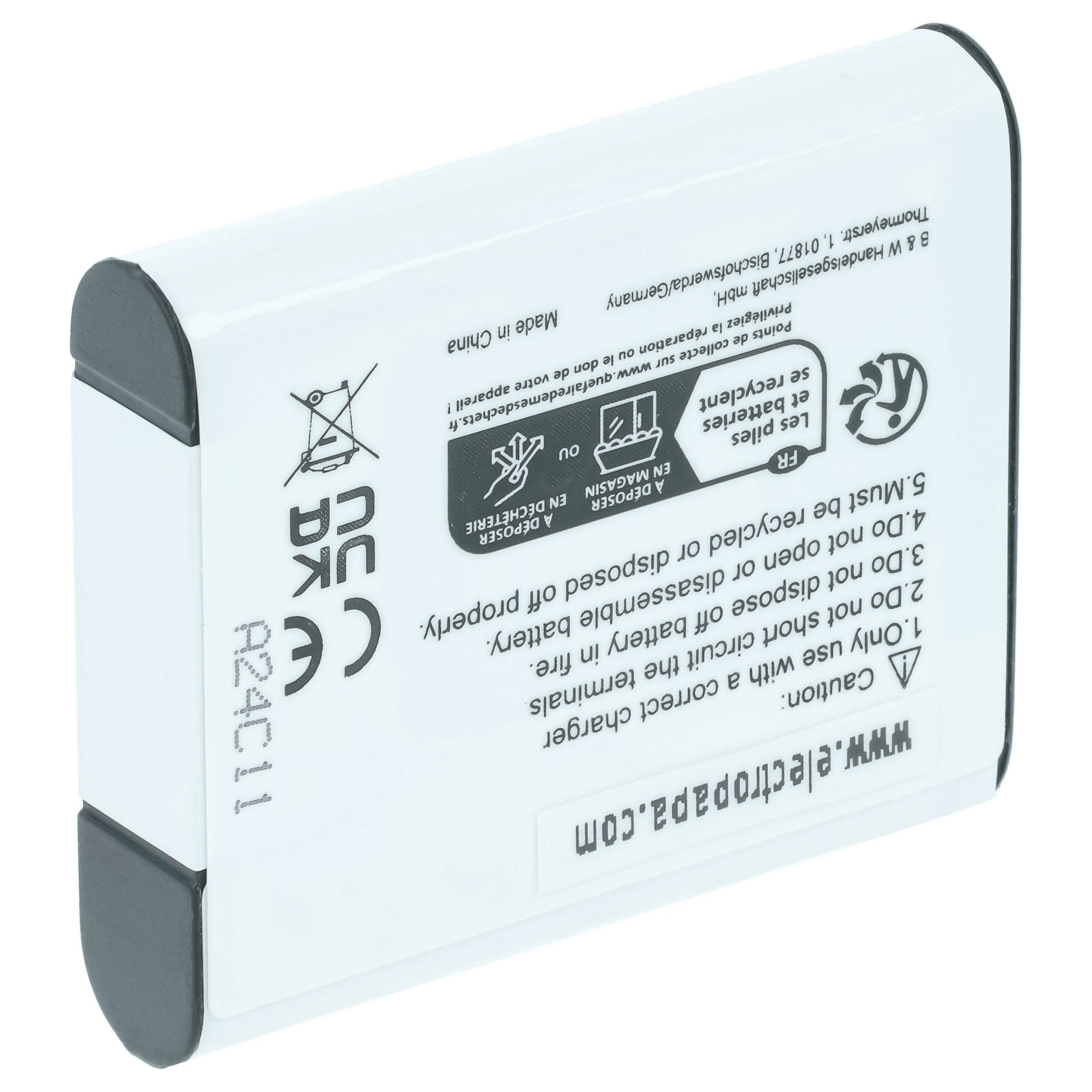 3 Baterias de Substituição Olympus Li-92B, Li-90B - 1050mAh, 3.7V, Li-Ion EXTENSILO - Image 2