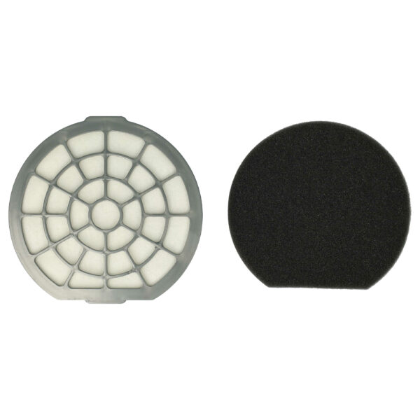 Filtro de dupla proteção do motor vhbw para Dirt Devil 5050001, 13.4 x 13.4 cm
