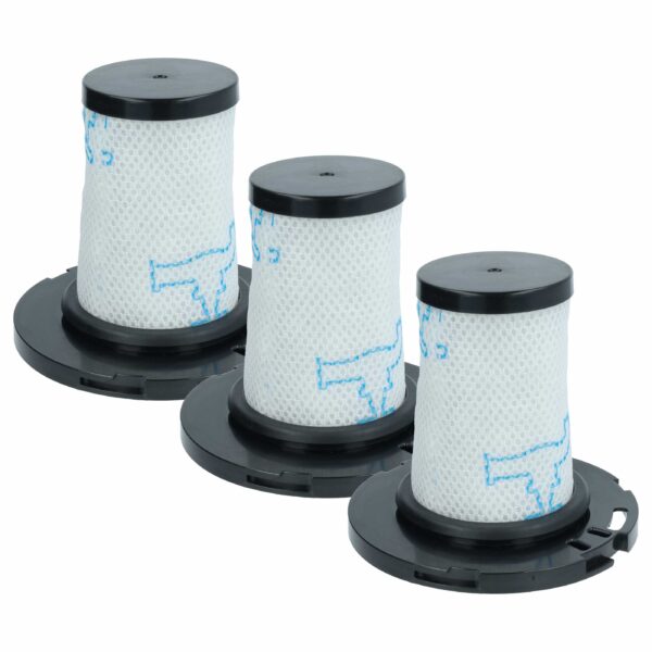 3x Filtro Separador de Substituição vhbw para Aspirador Rowenta ZR009007 Tefal, 10,1 x 11,8 cm