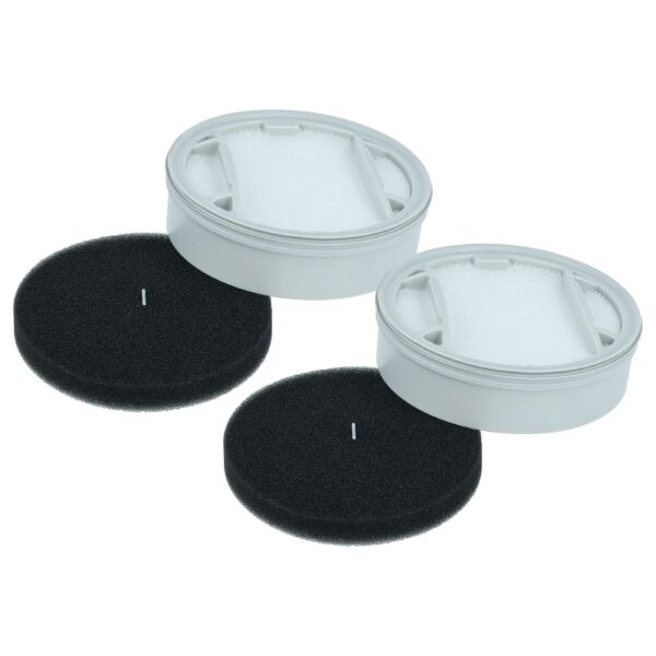 2x Filtros Filterair para Aspirador Philips XV1651/01 - vhbw