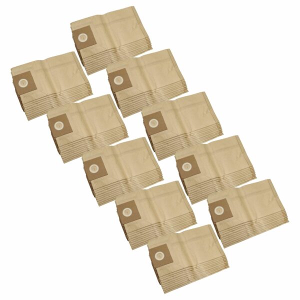 Pack 100x Sacos para Aspirador Flex S 36, Kärcher 3500 E, NT 351 Eco, NT 361 - vhbw
