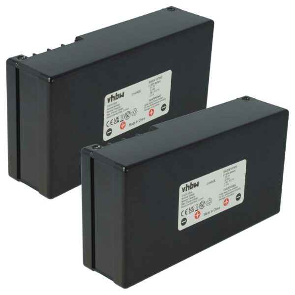 2x Bateria para Ambrogio L50, Stiga Autoclip 225s, 230s, 223 - 2300 mAh 25.2 V Li-Ion