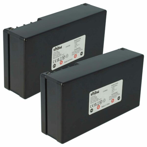 2x Bateria para Ambrogio L50, Stiga Autoclip 225s, 230s, 223 - 2300 mAh 25.2 V Li-Ion