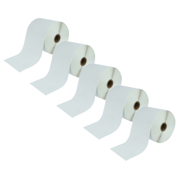 Pack 5x Rolos de Etiquetas para Impressora Toshiba - Autoadesivas 101.5 mm x 152 mm