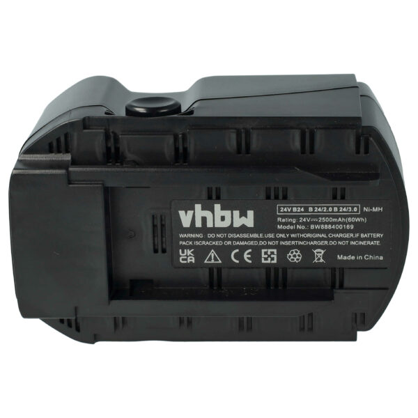 Bateria vhbw para Hilti B24/3.0, B24/2.0 Ferramentas Elétricas - 2500 mAh, 24 V, NiMH