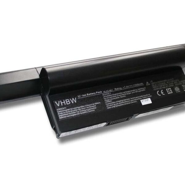 Bateria vhbw para Asus Notebook - 11000 mAh 7.4 V Li-Ion (Substitui AL23-901, AL22-901, AP22-1000, AL24-1000)