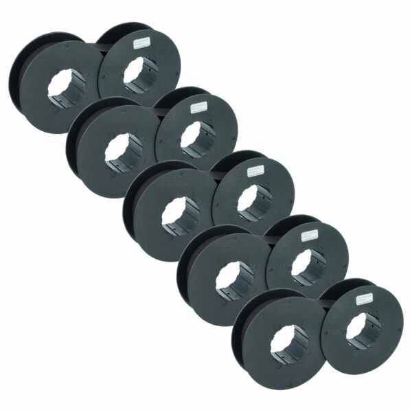 Pack com 5x Fita de Tinta Compatível com IBM 186c1, 001040990 para Impressora Matricial e Recibos - Preto