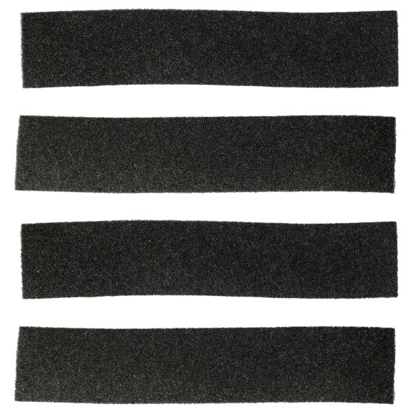 4x Filtro de Espuma para Anel de Enchimento Miele 9688381, 9688380 Máquina de Secar Roupa