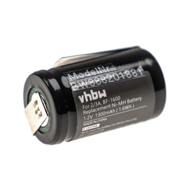 Bateria para Máquina de Barbear Panasonic 85-07 - 1300 mAh 1.2V NiMH vhbw
