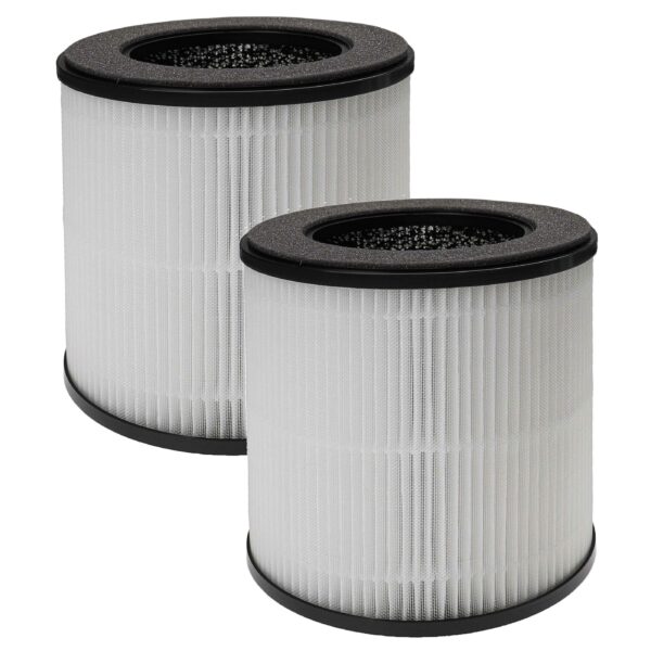 2x Filtro para Purificador de Ar Acekool - Pré-filtro + HEPA + Carvão Ativado vhbw