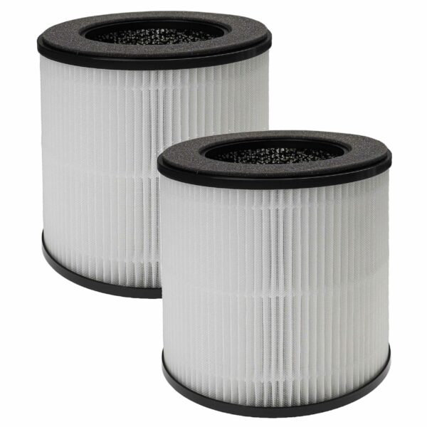 2x Filtro para Purificador de Ar Acekool - Pré-filtro + HEPA + Carvão Ativado vhbw