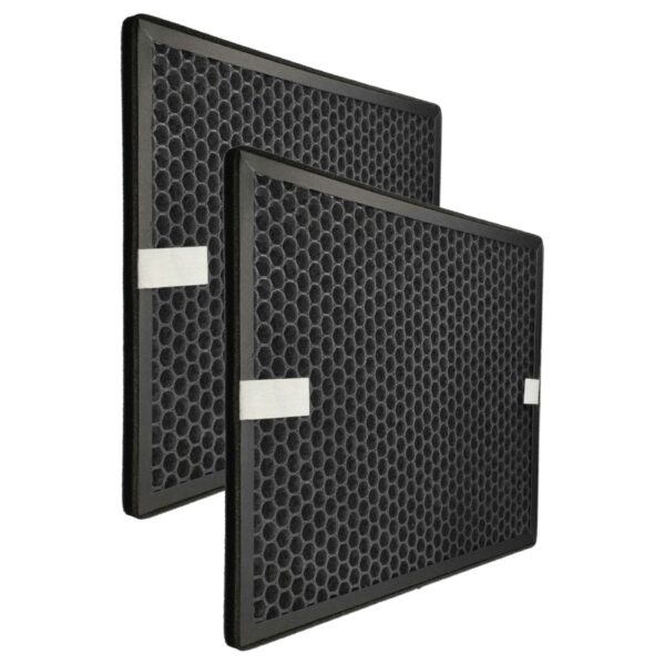 2x Filtro de Carvão Ativado Compatível Philips FY1413/30 para Purificador de Ar - vhbw