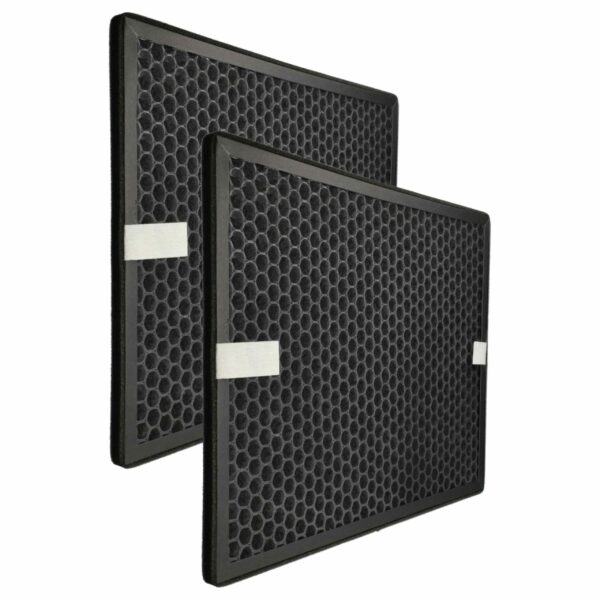 2x Filtro de Carvão Ativado Compatível Philips FY1413/30 para Purificador de Ar - vhbw