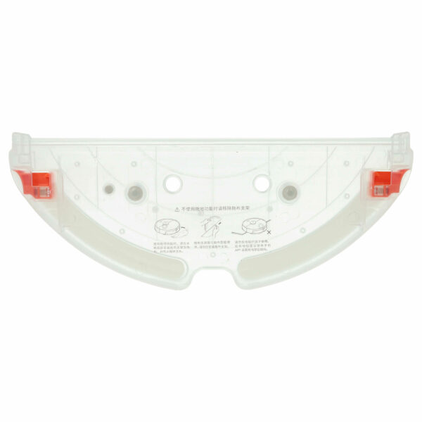 Placa de Mopa para Roborock S5 Max - ABS, Transparente / Vermelho