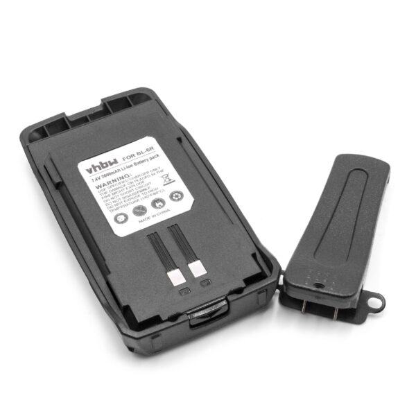 Bateria de Rádio vhbw para Baofeng BL-6R - 2000 mAh 7.4 V Li-Ion