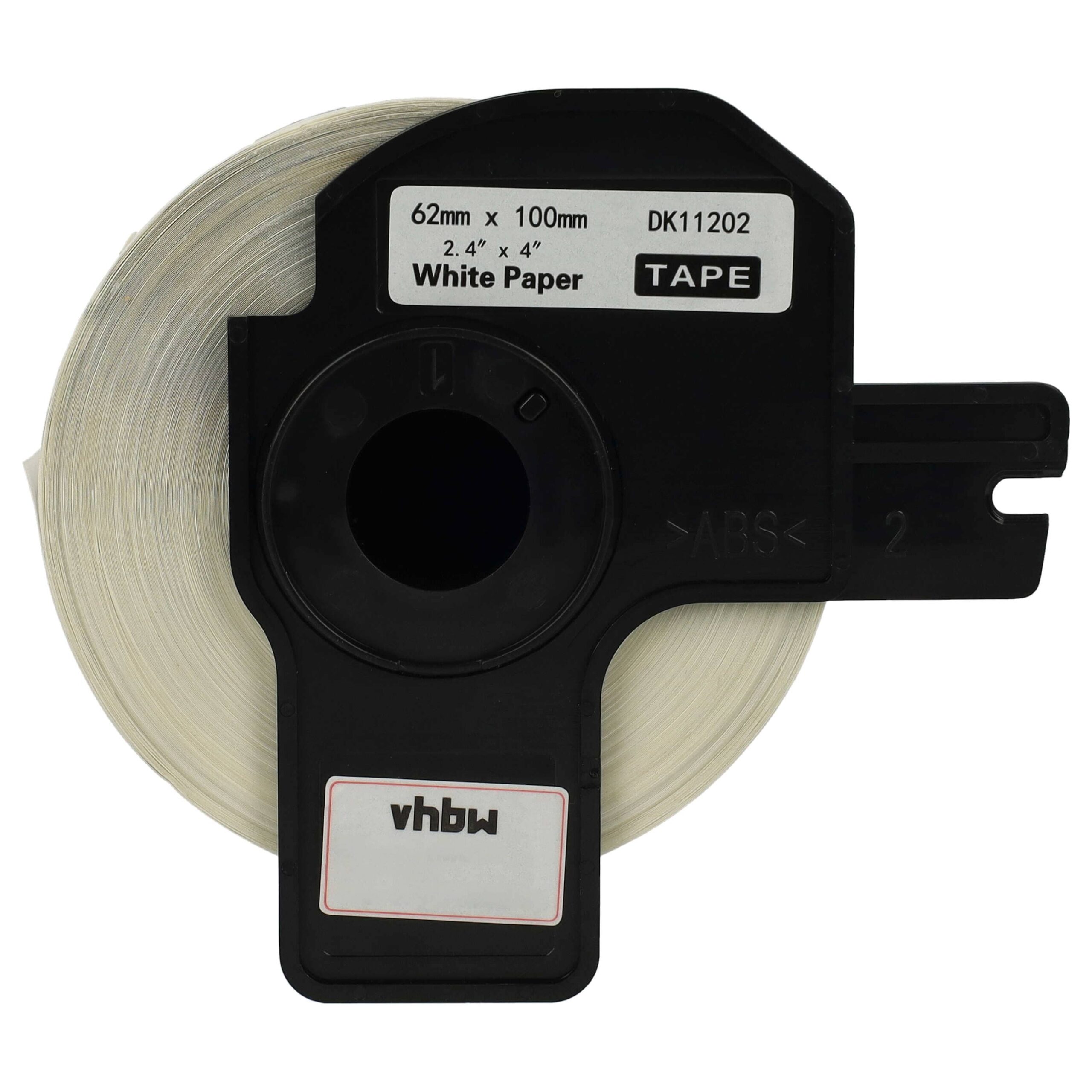 Rolo de Etiquetas vhbw para Brother DK-11202 - 62 x 100 mm + Suporte - Image 3