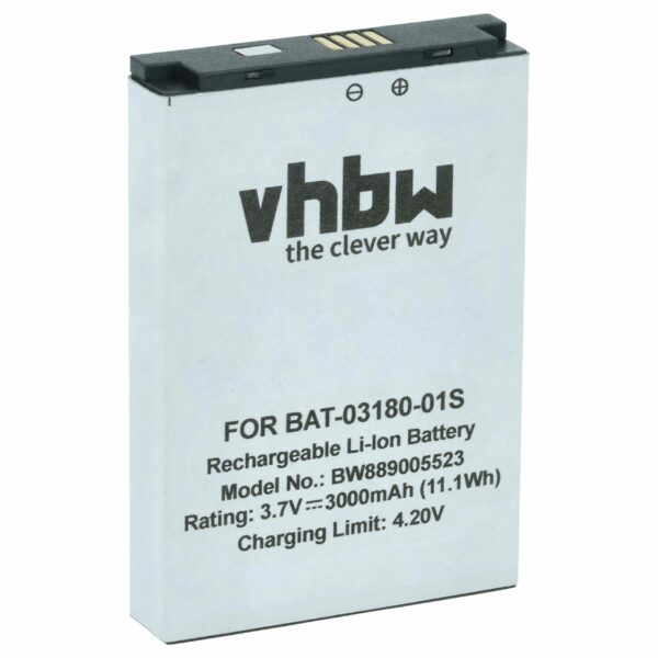 Bateria vhbw para Sonim BAT-03180-01S - 3000 mAh 3.7 V Li-Ion