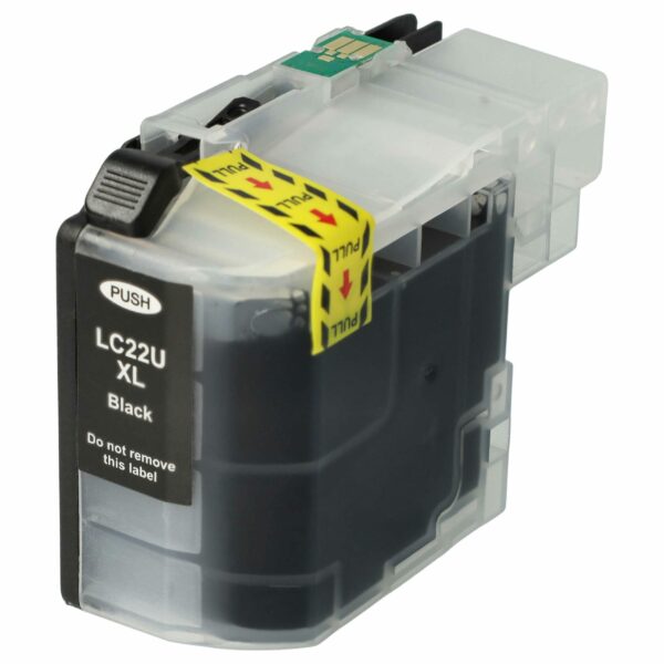 Cartucho de Tinta vhbw Compatível Brother LC22UBK - Preto 58 ml com Chip