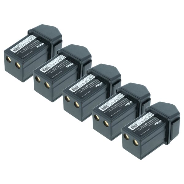Bateria recarregável vhbw 7.2V 700mAh NiMH para comando Elca REC-PINC-07J (pack de 5)