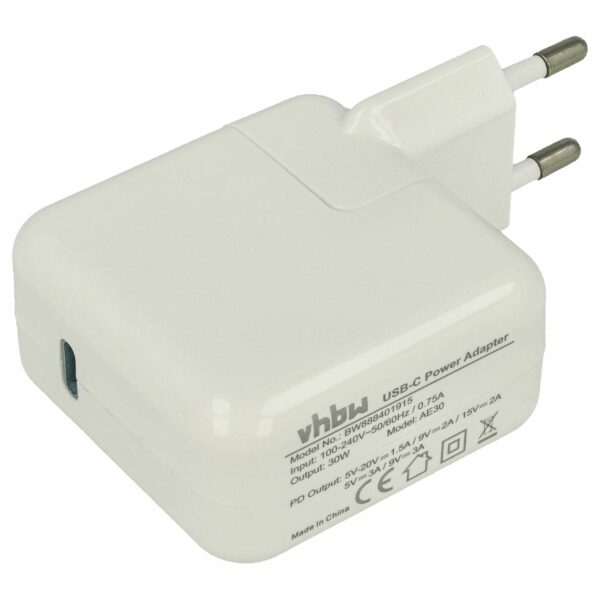 Adaptador de Alimentação Mains vhbw para Huawei, Google, HP, Nintendo e outros - 5-20 V