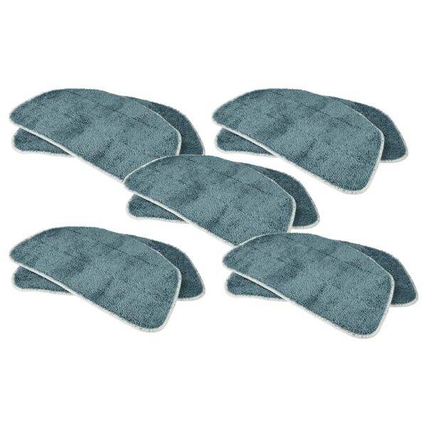 10x Toalhetes de Mopa vhbw para Limpadores a Vapor Leifheit - 32,5 x 19 x 0,7 cm