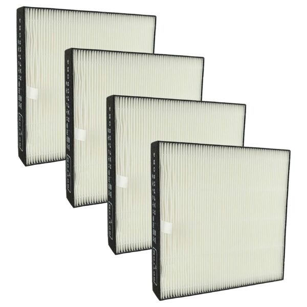 Conjunto de 4 Filtros HEPA vhbw Compatíveis com Humidificadores Daikin KAFP080B4, KAFP080A4