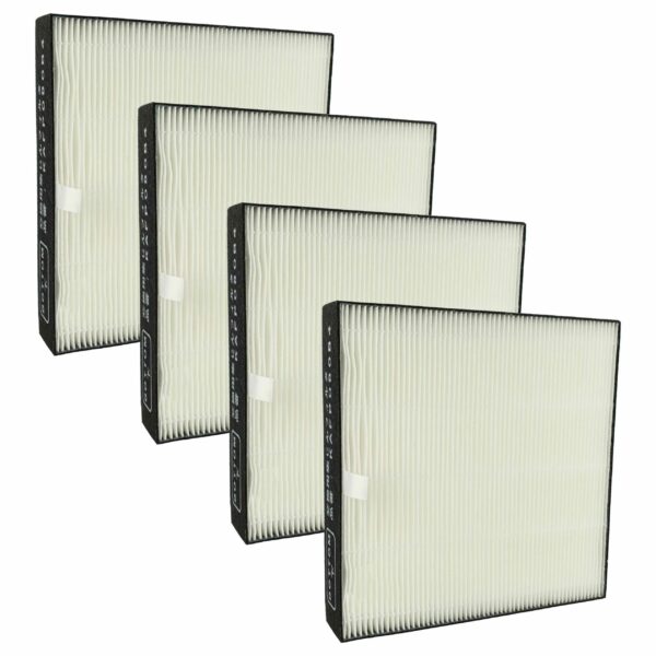 Conjunto de 4 Filtros HEPA vhbw Compatíveis com Humidificadores Daikin KAFP080B4, KAFP080A4