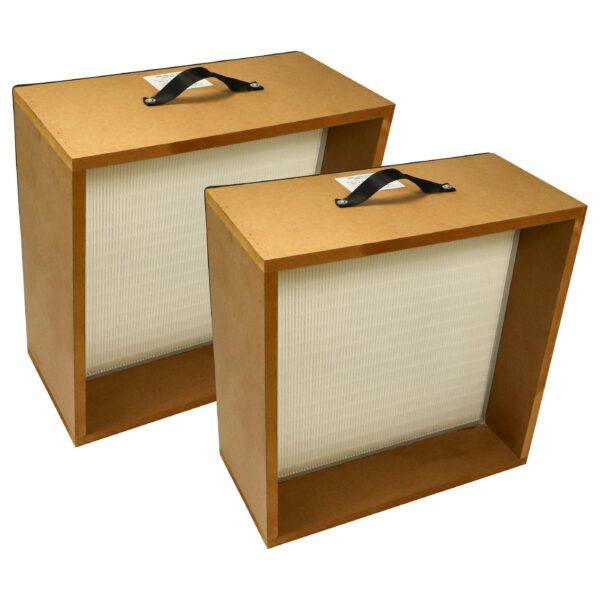 vhbw 2x Cartucho de Filtro HEPA E10 para Sistema de Extração ELMAG / Teka / KEMPER 53x52x25.8cm