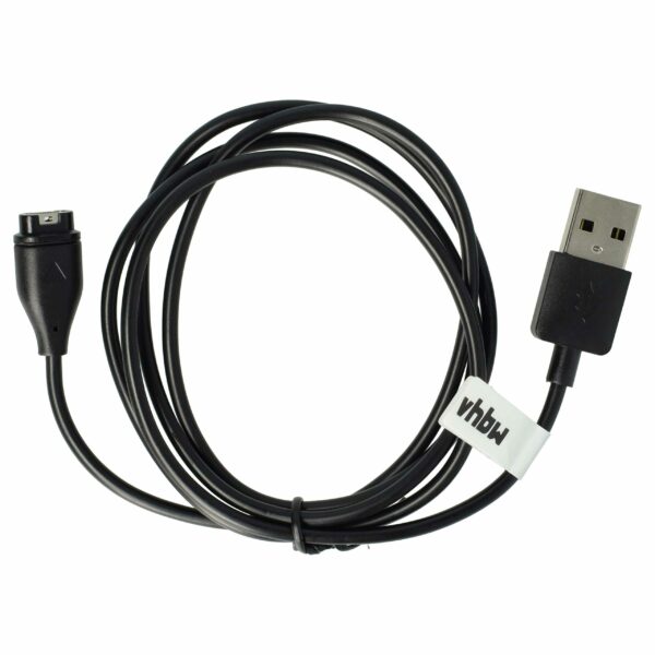 Cabo de Carregamento vhbw para Garmin 8013048 - Relógio Desportivo e Fitness Tracker - 100 cm