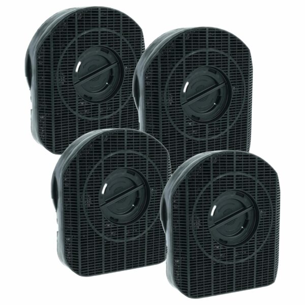 Conjunto de 4 Filtros de Carvão Ativado para Coifa AEG E3CFE200, Tipo 200, Bosch