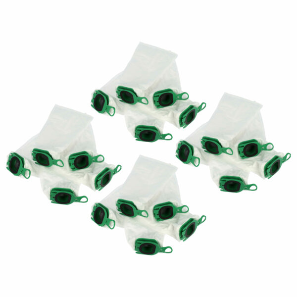 Pack com 20 Sacos para Aspirador Vorwerk Kobold VB100, EBB100, FP100 - Microfibra