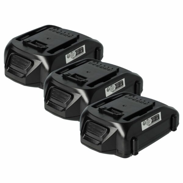 3x Baterias vhbw para Rockwell RW9351.1 Ferramentas Elétricas - 2000 mAh, 18 V, Li-Ion