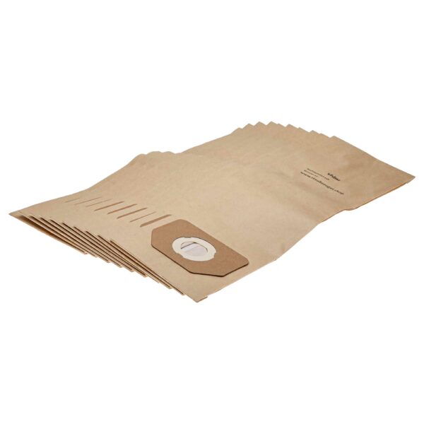 10x Saco para Aspirador substitui Kärcher 6.904-263.0 para Aspiradores Wilfa - papel
