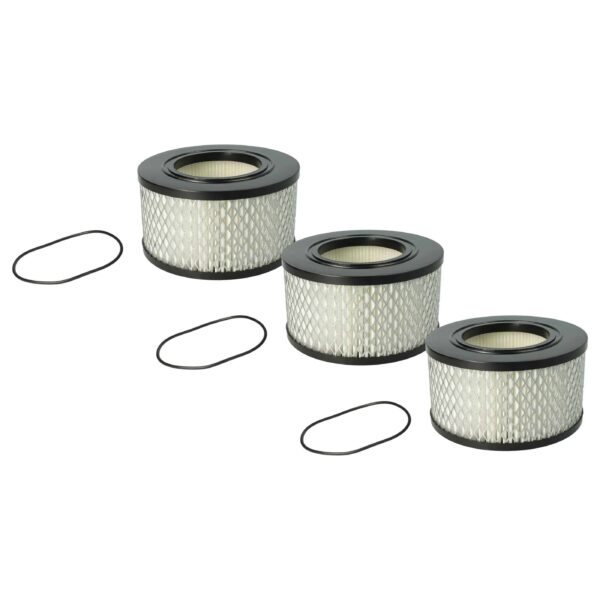 Pack 3x Filtros de Substituição vhbw para Aspiradores Mirka e Flex 445.126 - Classe H-Amianto