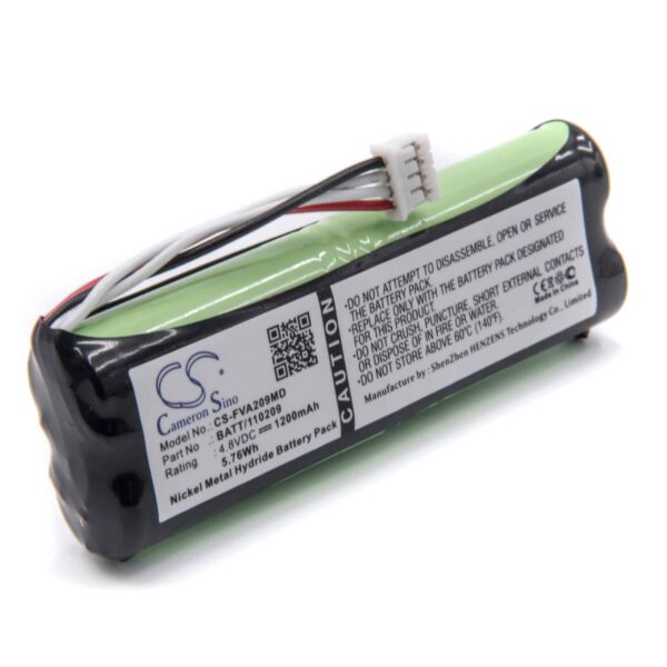 Bateria de Equipamento Médico vhbw para Fresenius Ambix / Amika / Applix - 1200 mAh 4.8 V NiMH