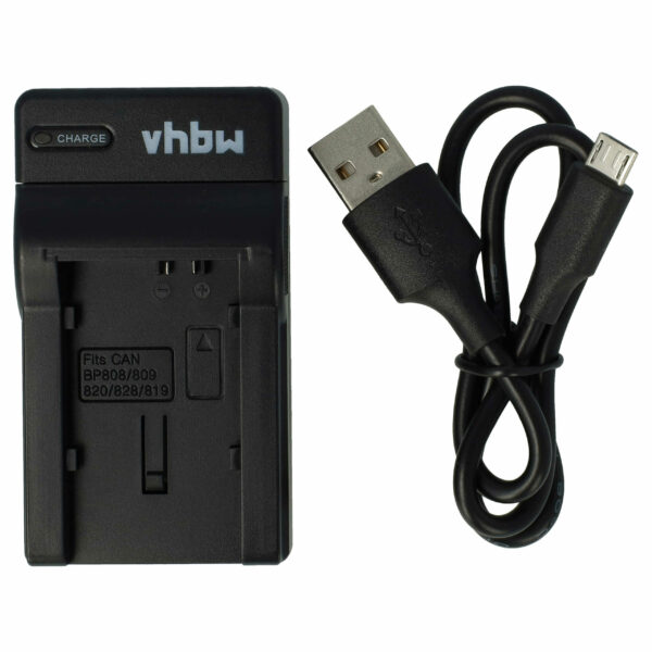 Carregador USB-C com Cabo para Canon HF G40 - vhbw