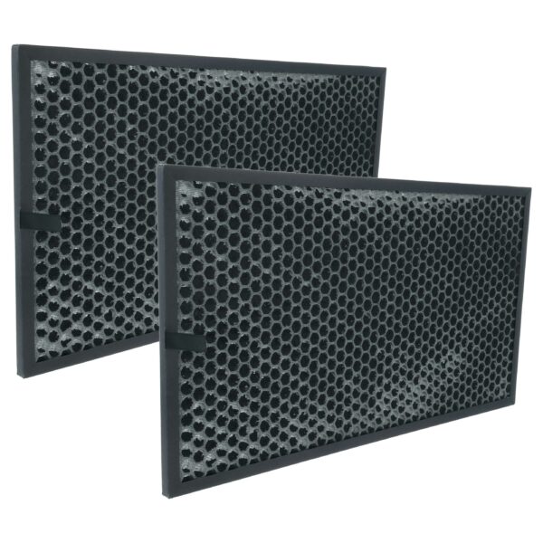 2x Filtro de Carvão Ativado vhbw para Purificador Sharp FZ-C100DFE, FZ-C100DFU