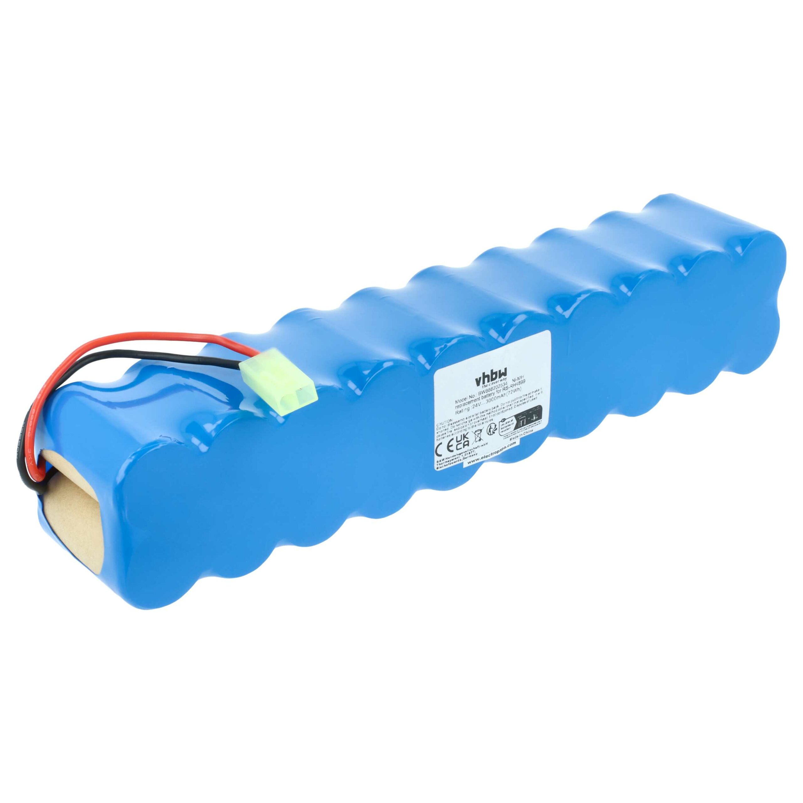 Bateria vhbw 24V 3000mAh NiMH para Rowenta RS-RH4899