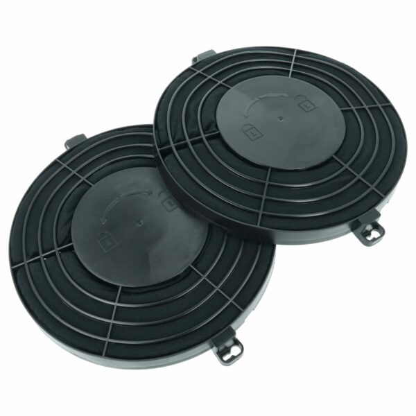 2x Filtro de Carvão Ativado para IKEA 604.019.57, Nyttig FIL 900 - 25,5 cm