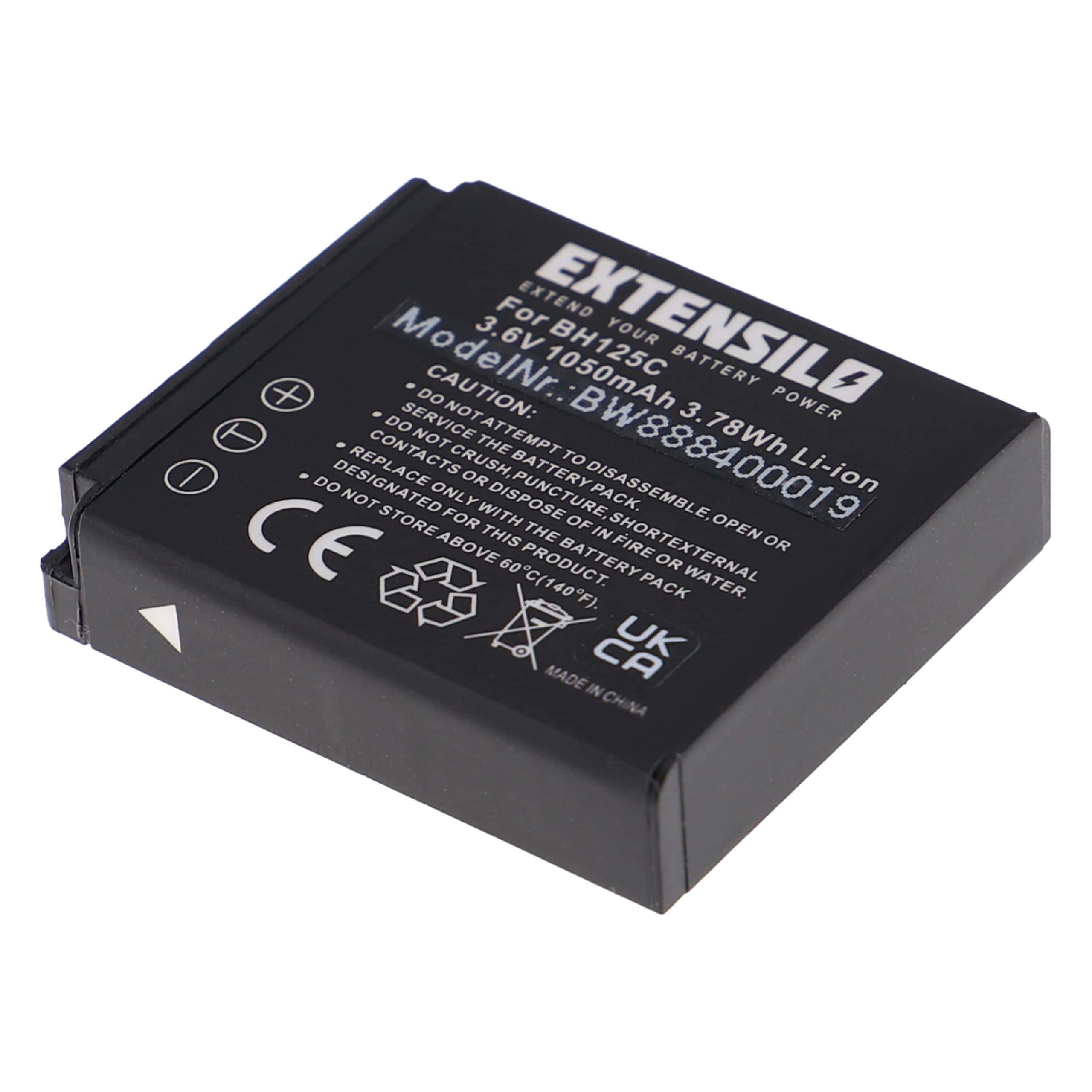 Bateria EXTENSILO para Kodak LB-080 - 1050mAh, 3.6V, Li-Ion (Blister com 2 unidades) - Image 2