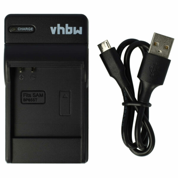 Carregador de Bateria USB-C + Cabo USB-C para Câmara Digital Samsung VP-HMX10 - 0,5 A