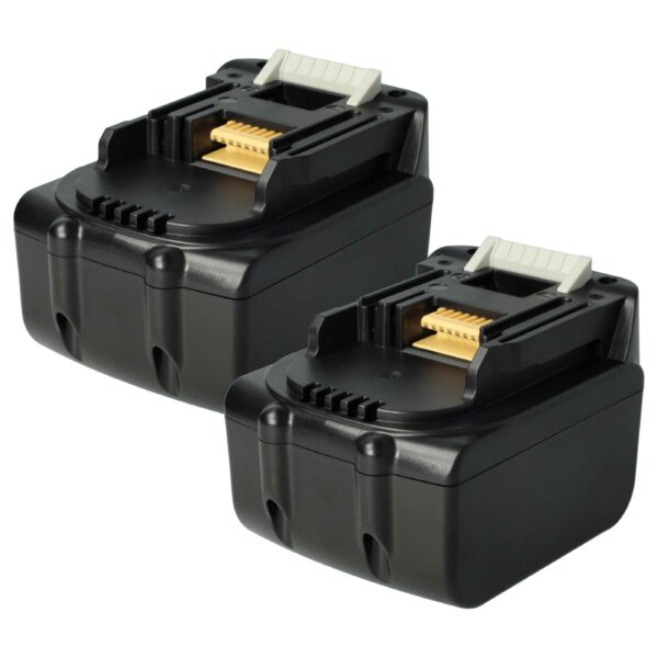 2 Baterias vhbw 14.4V 4000 mAh Li-Ion para Makita BL1415G, BL1413G, BL1411G
