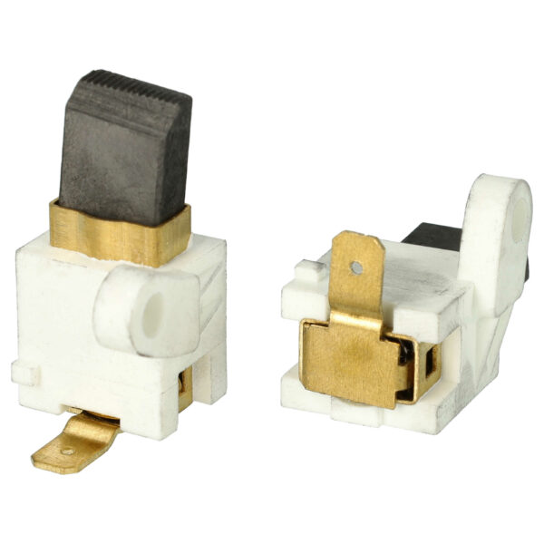 2x Escovas de Carvão Substituição Stihl 1207 600 2602 para Ferramentas Elétricas - 17.5 x 12.9 x 6.9 mm