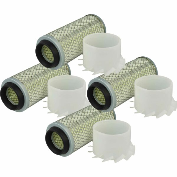 Filtro de Ar vhbw - Substituição para AGCO 33-0111104, 72097407 - Escavadora Hitachi e outros (4 unidades)