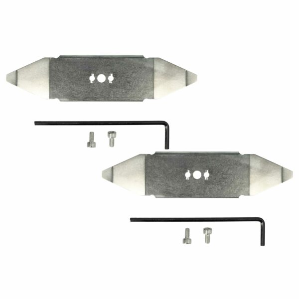 2x Lâminas de Substituição para Cortadores de Relva Robóticos MTD 122-102-619 - Aço Inoxidável, Prateado