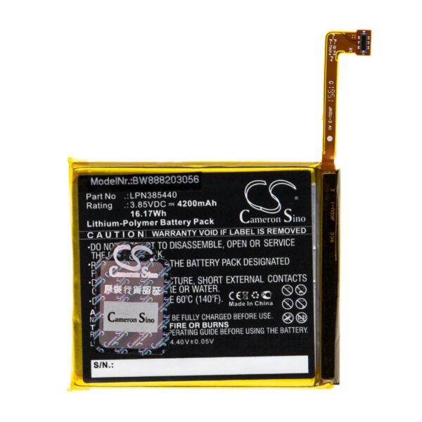 Bateria vhbw para telemóvel Crosscall Trekker X4 - 4200 mAh 3.85 V Li-polímero